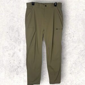 Reel Legends Performance Outfitters Men 34x30 Stretch Fishing Hiking Pants Khaki